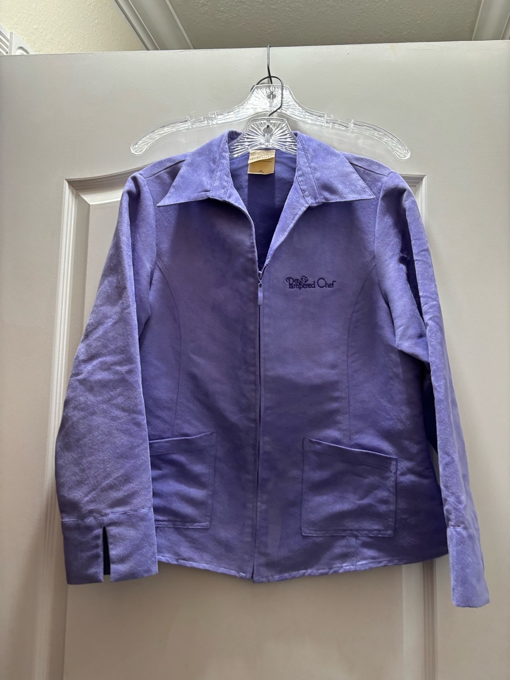 Pampered Chef Purple Women's Zip-Front Jacket